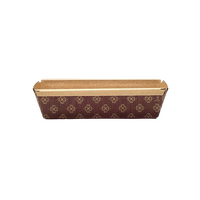 Brown Flower Loaf Bar Cake 165x65x45mm