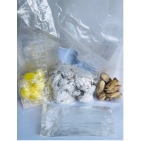 BOPP Cello Bag Food Grade 180x100mm with A 50/50mm Block Bottom 50um
