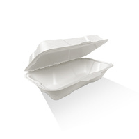 Sugarcane Snack Clamshell Small 8.5x5x3 Inch 