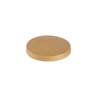 Paper Sauce Cup KRAFT Lid to Suit 1oz Dia 44mm