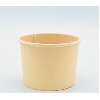 Paper Bowl PLA Coated 8oz Bamboo Dia 62mm