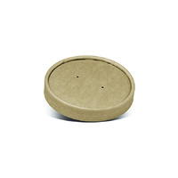 Paper Bowl Bamboo Lid to Suit 8/12/16oz Dia 62mm