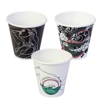 Paper Hot Cup PLA Single Wall Core Aqueous Ink Series 8oz