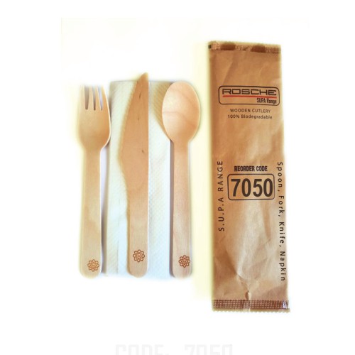 Wooden Combo Cutlery