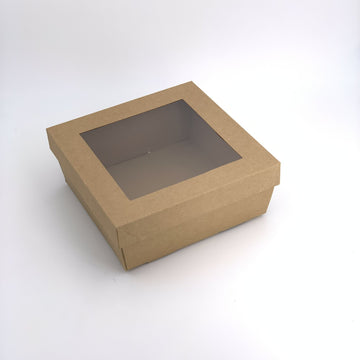 Brown Square Catering Trays & Lids