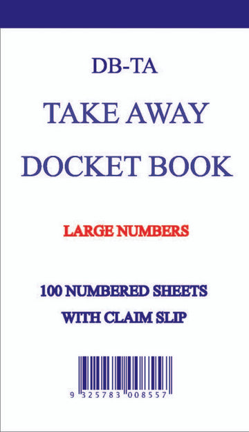 Single Copy Claim Slip Docket Book