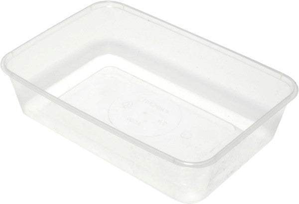 Plastic Takeaway Rectangular Lid Freezer Grade