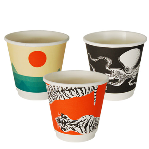 Gallery Series Single Wall Coffee Cups